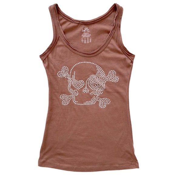 Log In Supima Cotton Scull Tank Top - Picture 1 of 4